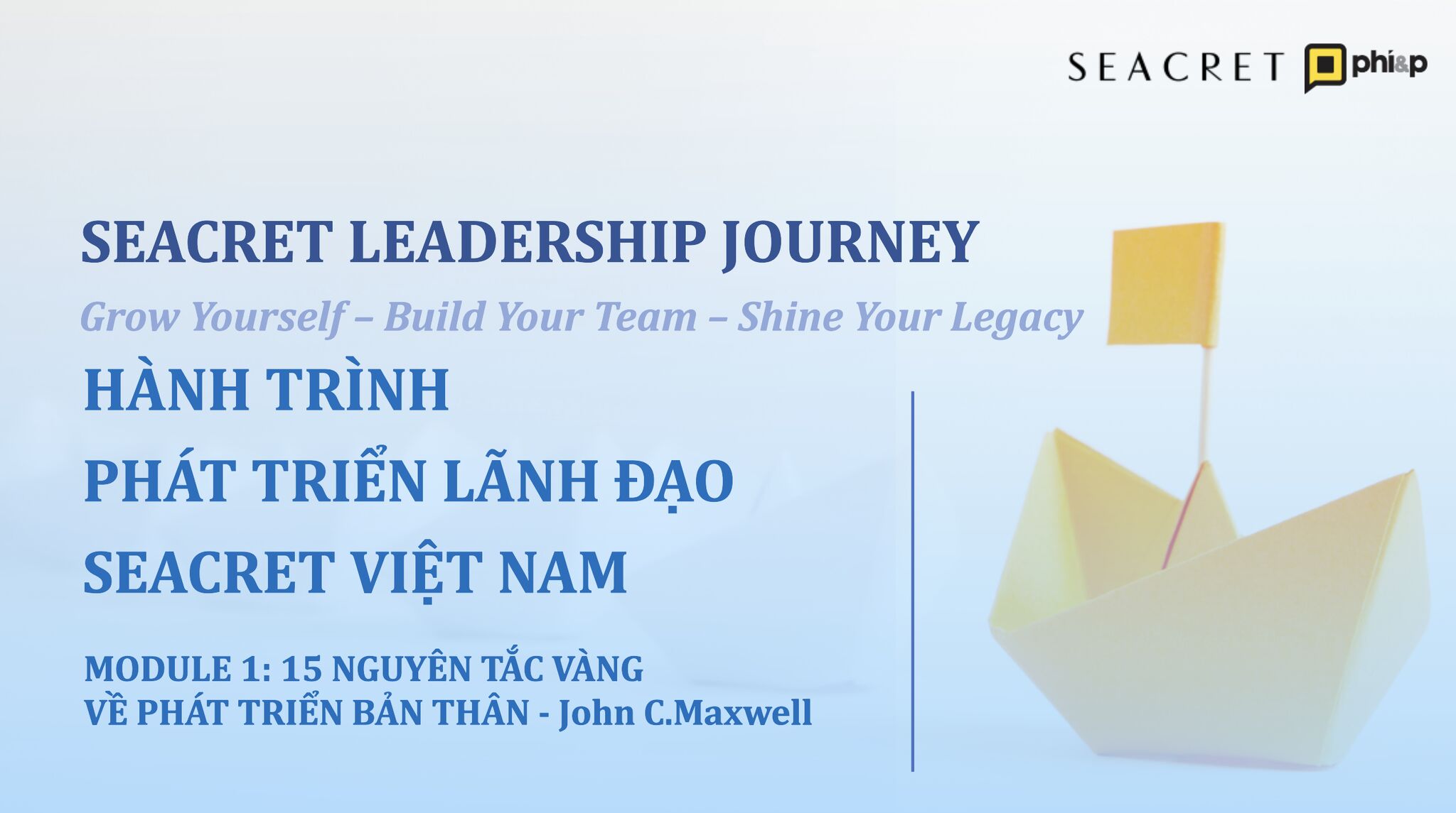 hành trình phát triển lãnh đạo